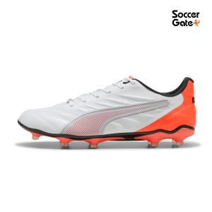 PUMA KING PRO FG/AG ขาวส้ม