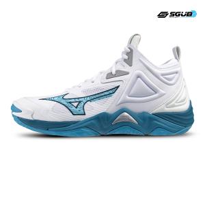 Mizuno WAVE MOMENTUM 3 MID White/Sailor Blue/Silver