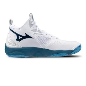 Mizuno WAVE MOMENTUM 3 MID White/Sailor Blue/Silver