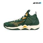 Mizuno WAVE MOMENTUM 3 MID เขียว/ทอง