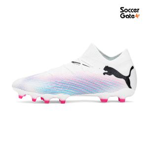 Puma FUTURE 7 PRO FG/AG ขาว/ชมพู/ฟ้า